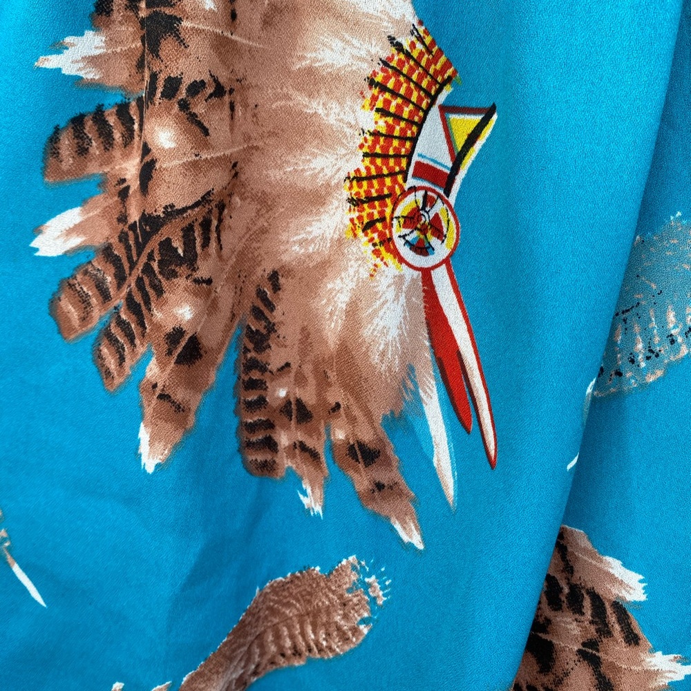 Cowgirl Legend Large Indian Headdress Long Top. Western Cowgirl Rodeo - Picture 5 of 9